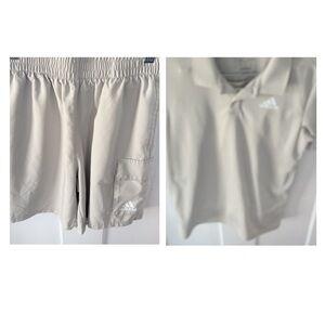 Adidas boys Light Beige Performance Shorts